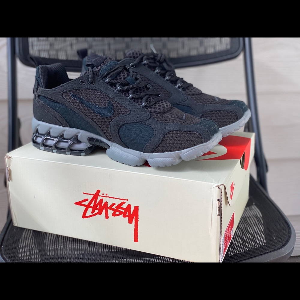 Black Stüssy Spiridons size 10.5